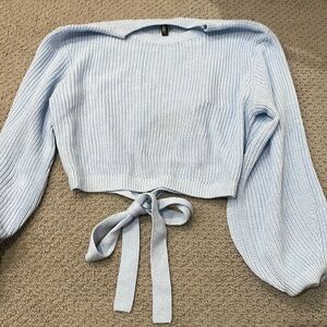 Baby Blue knit sweater
